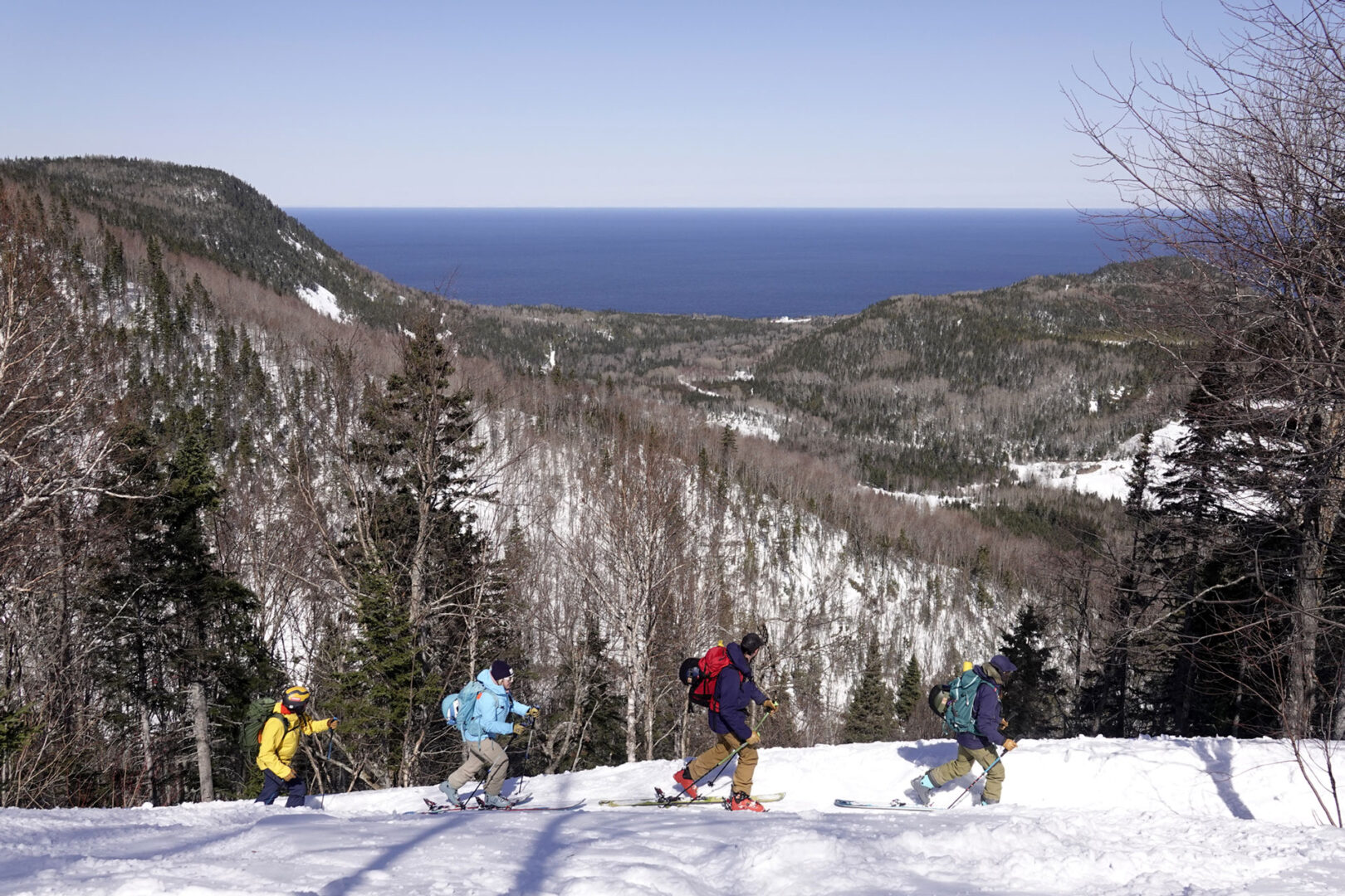 Journée de ski au Mont-Saint-Pierre